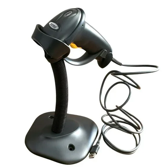 Laser Barcode Scanner Corded Handheld Stand Zebra Symbol LS2208 Scan UPC Codes - Picture 14 of 14